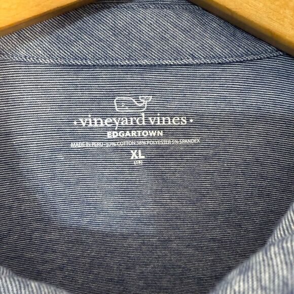 Vineyard Vines Edgartown Polo Blue Gray | Boys XL - Picture 2 of 4